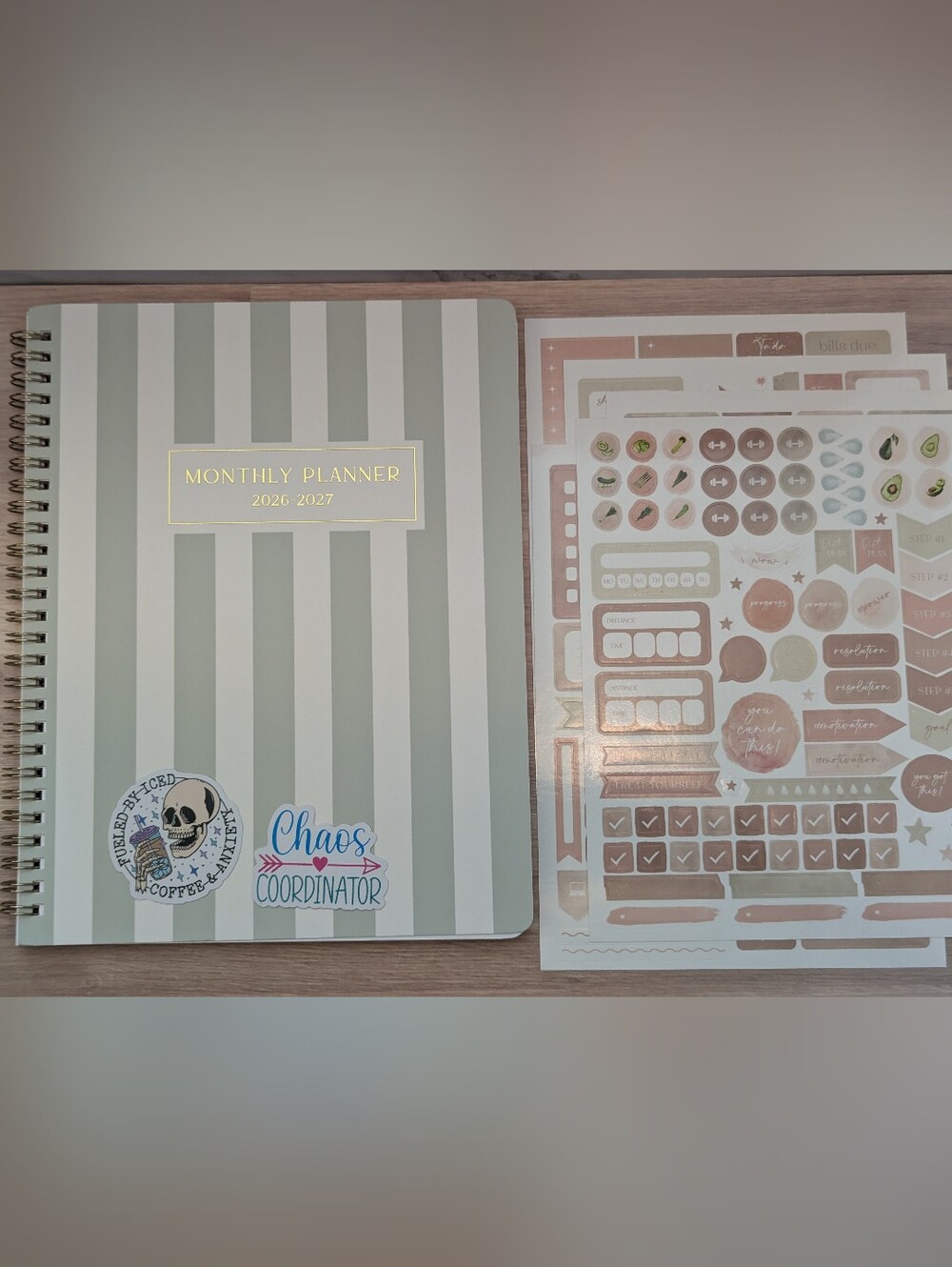 2 Year Planner With Planner Stickers